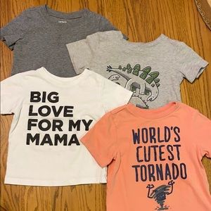 Boys summer tshirt bundle